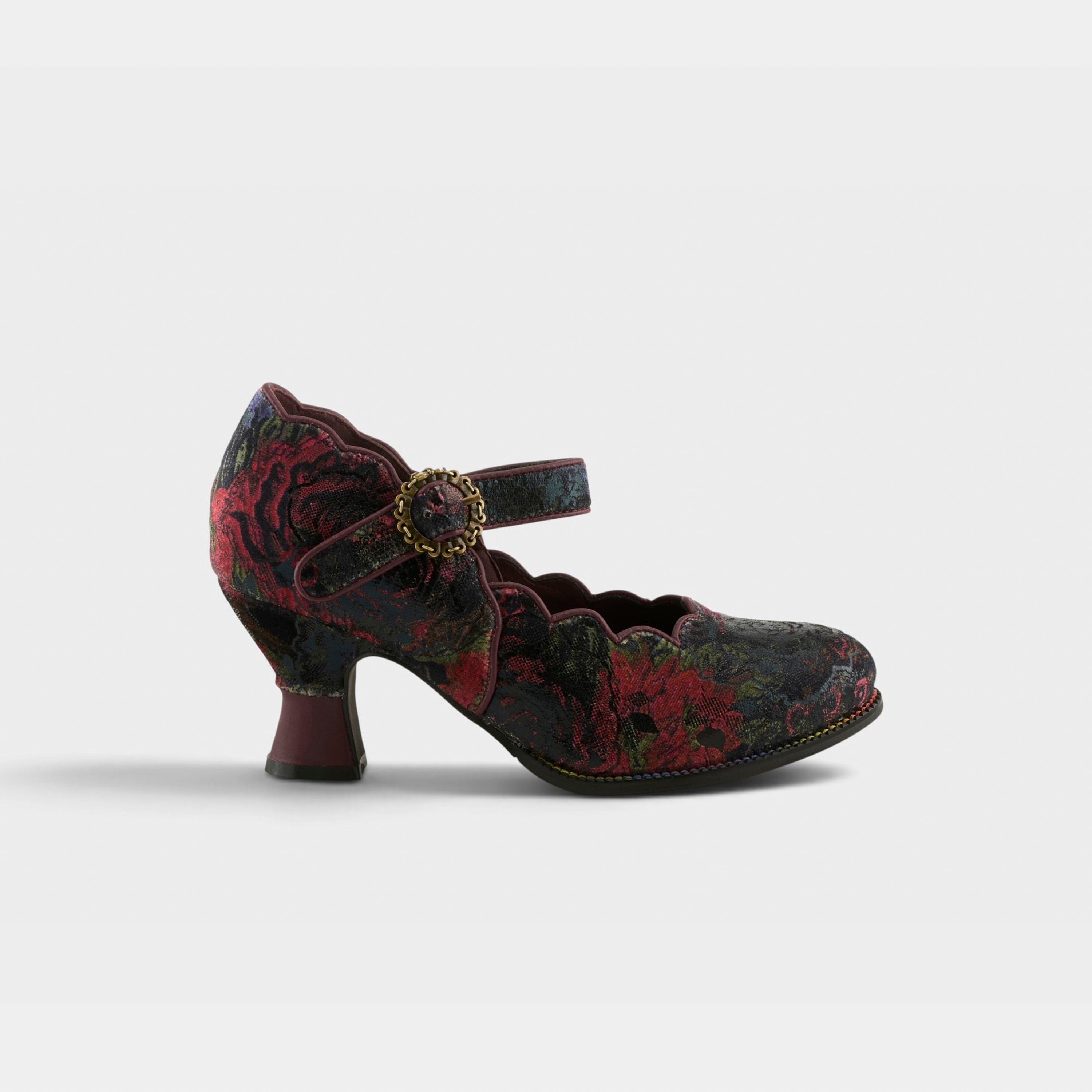 L'Artiste Adodora-Prit shoes in Plum Multi, hero view