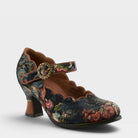 L'Artiste Adodora-Prit shoes in Tan Multi, front view