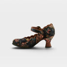 L'Artiste Adodora-Prit shoes in Tan Multi, side view
