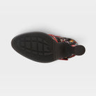 L'Artiste Adodora shoes in Red Multi, outsole view