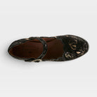 L'Artiste Adodora-Viv shoes in Black Multi, top view