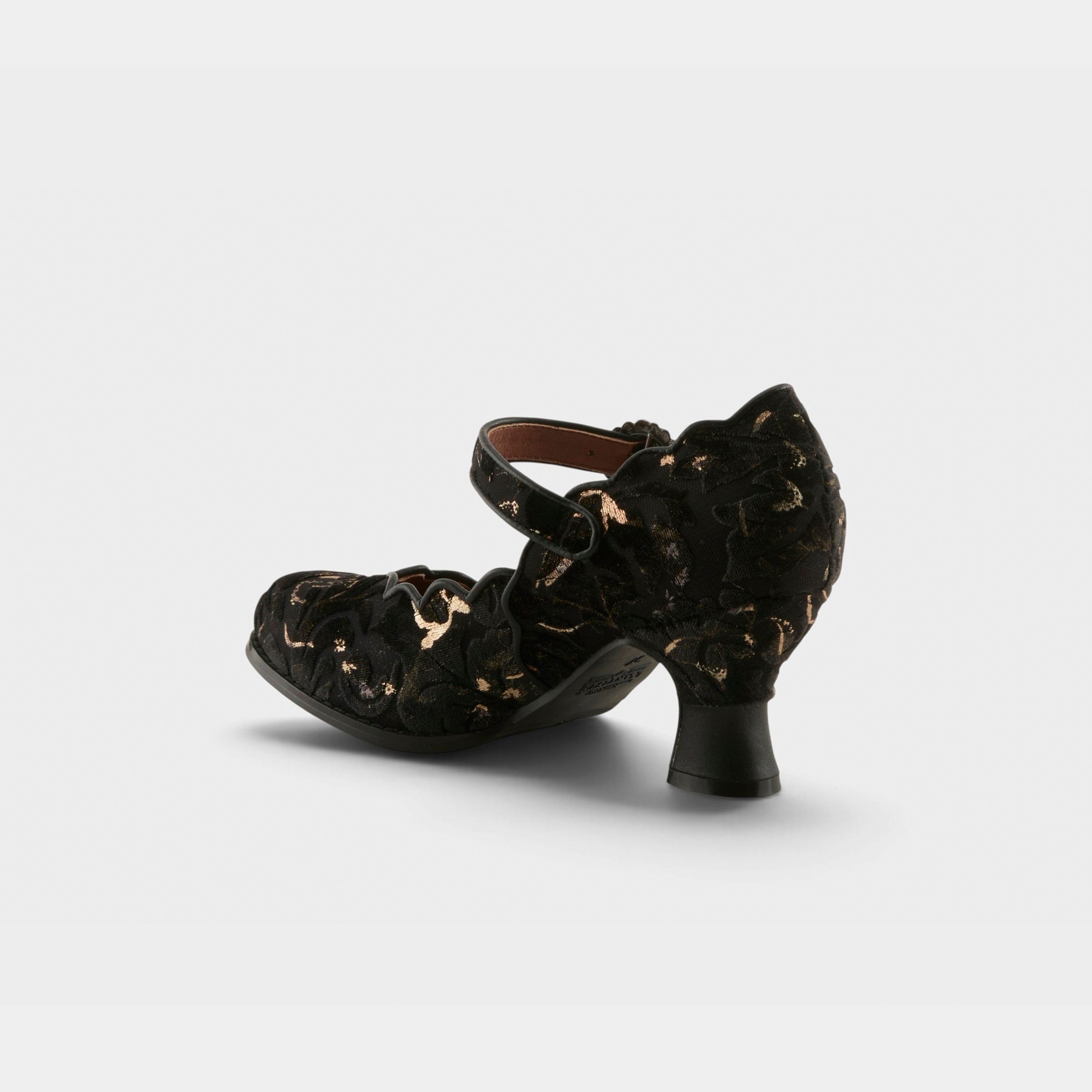 L'Artiste Adodora-Viv shoes in Black Multi, alternate angle view