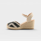 Azura Adrina Black Multi Espadrille