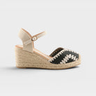 Azura Adrina Black Multi Espadrille