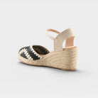 Azura Adrina Black Multi Espadrille