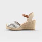 Azura Adrina White Multi Espadrille