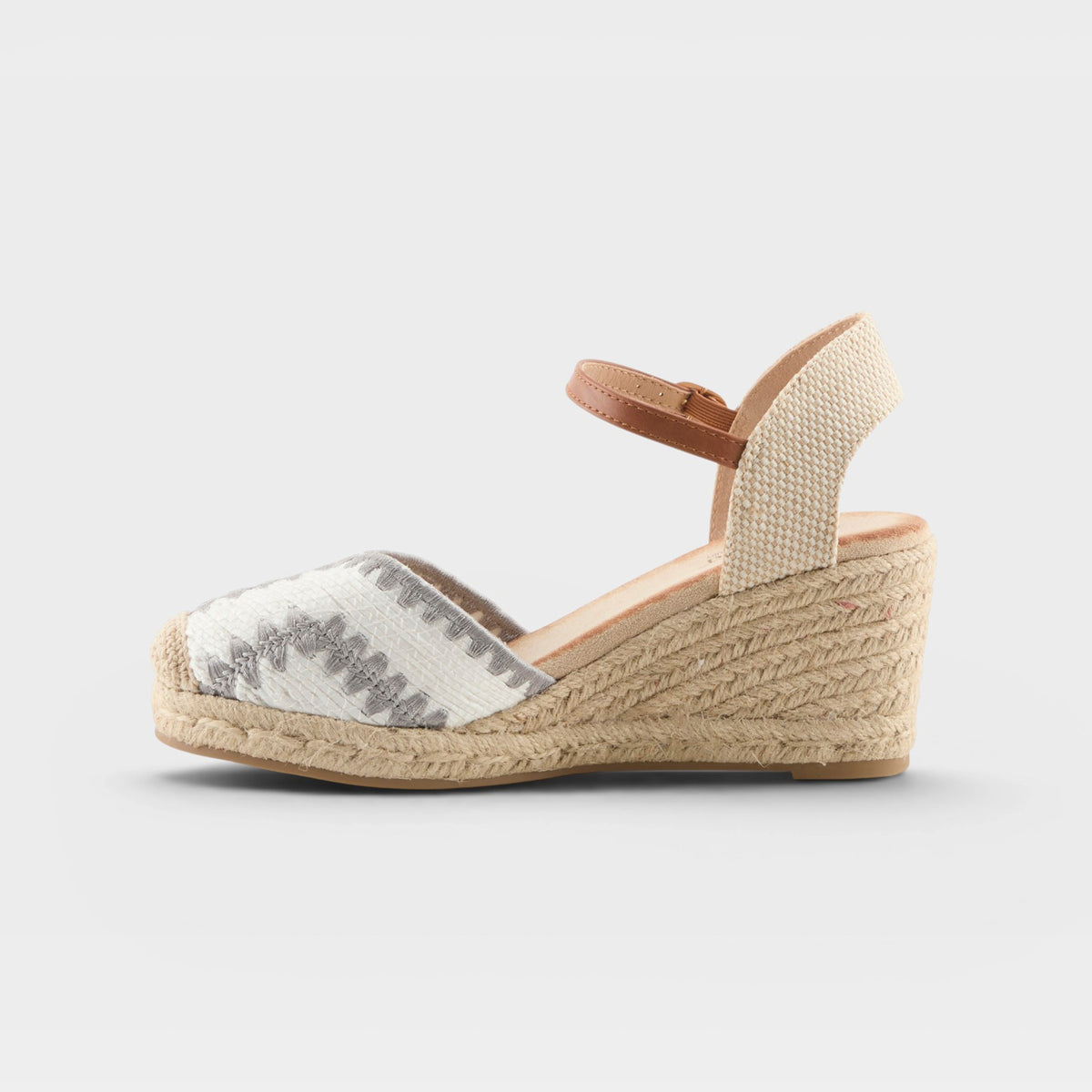 Azura Adrina White Multi Espadrille