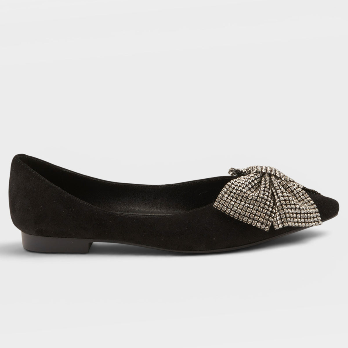 Azura Adularia Black Suede Shoe