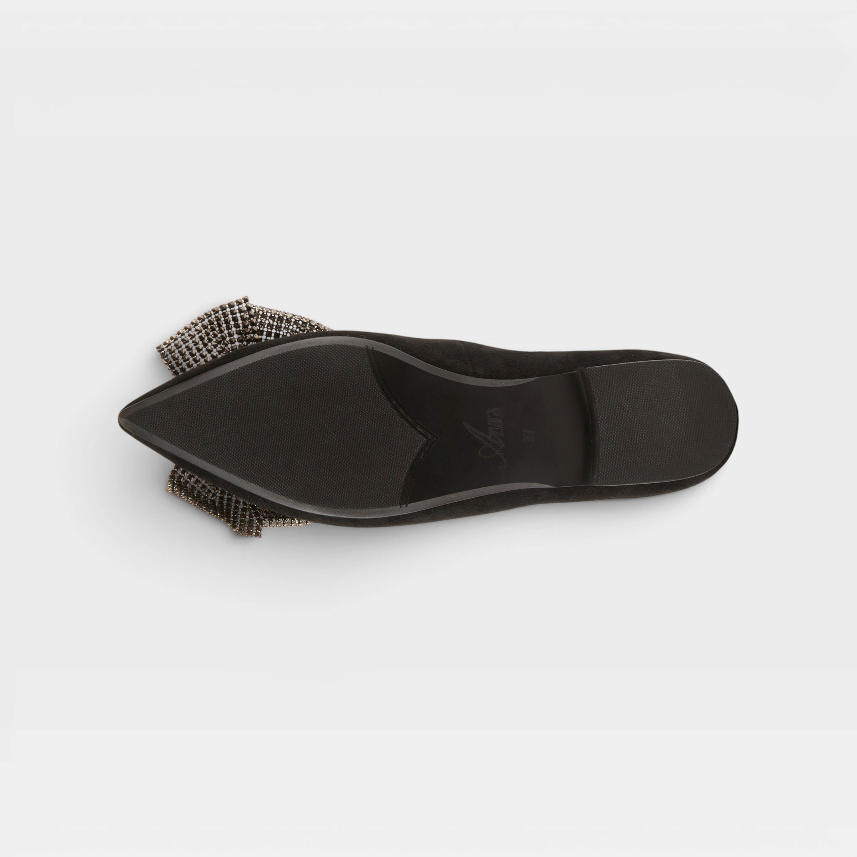 Azura Adularia Black Suede Shoe