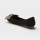 Azura Adularia Black Suede Shoe
