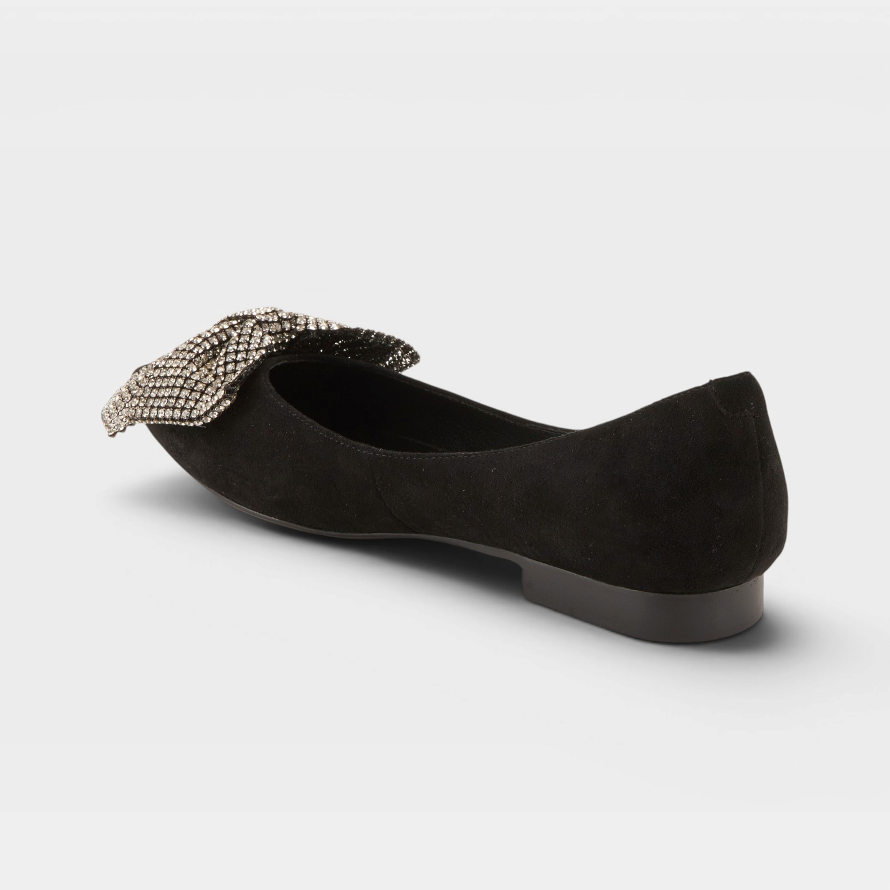 Azura Adularia Black Suede Shoe