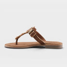 Azura Agates Tan Suede Sandal