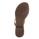 Azura Agates women's sandal in tan suede with suede upper