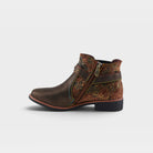 L'Artiste Airies boots in Bronze Multi, side view