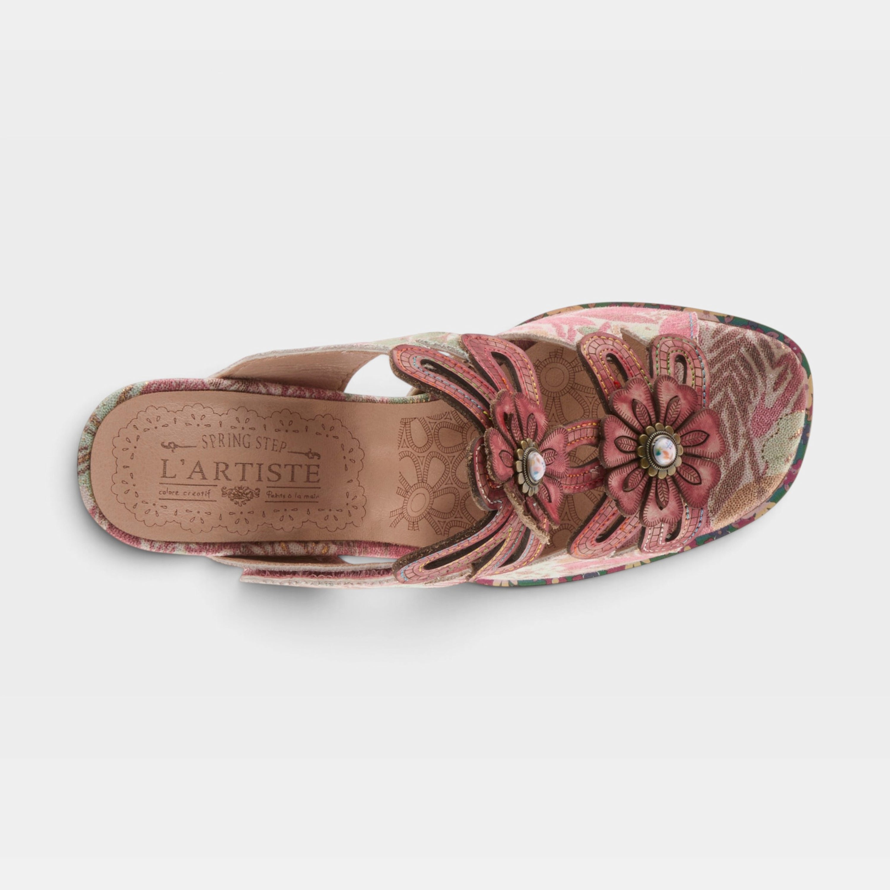 Women's L'Artiste Alania-Garden Heel Sandals - Spring Step Shoes