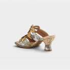 L'Artiste Alania sandals in Yellow Multi, alternate angle view