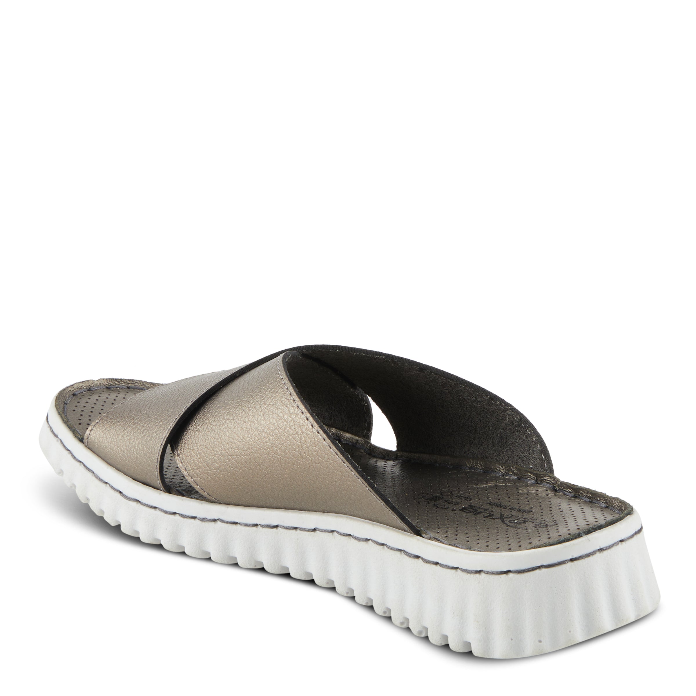 Flexus FLEXUS ALDERINE SANDALS sandal in pewter with flexible sole