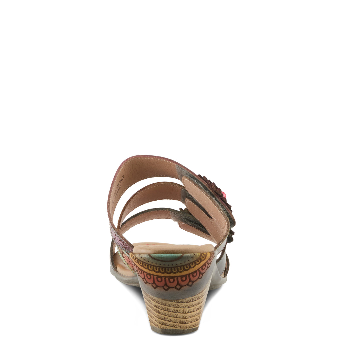 L'Artiste L'ARTISTE ALEXI SANDALS sandal in white multi with handcrafted leather design