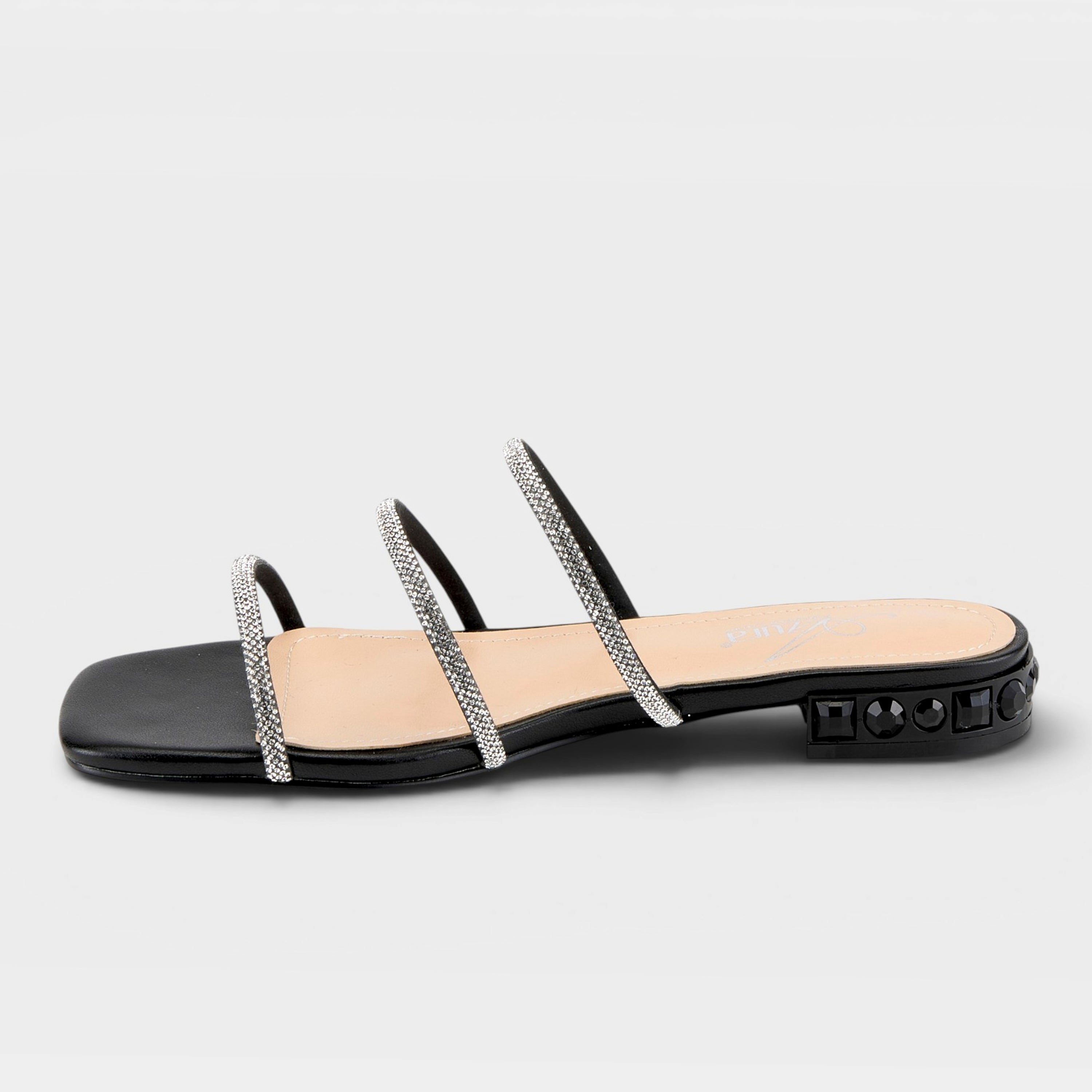 Azura Alluxure Black Sandal