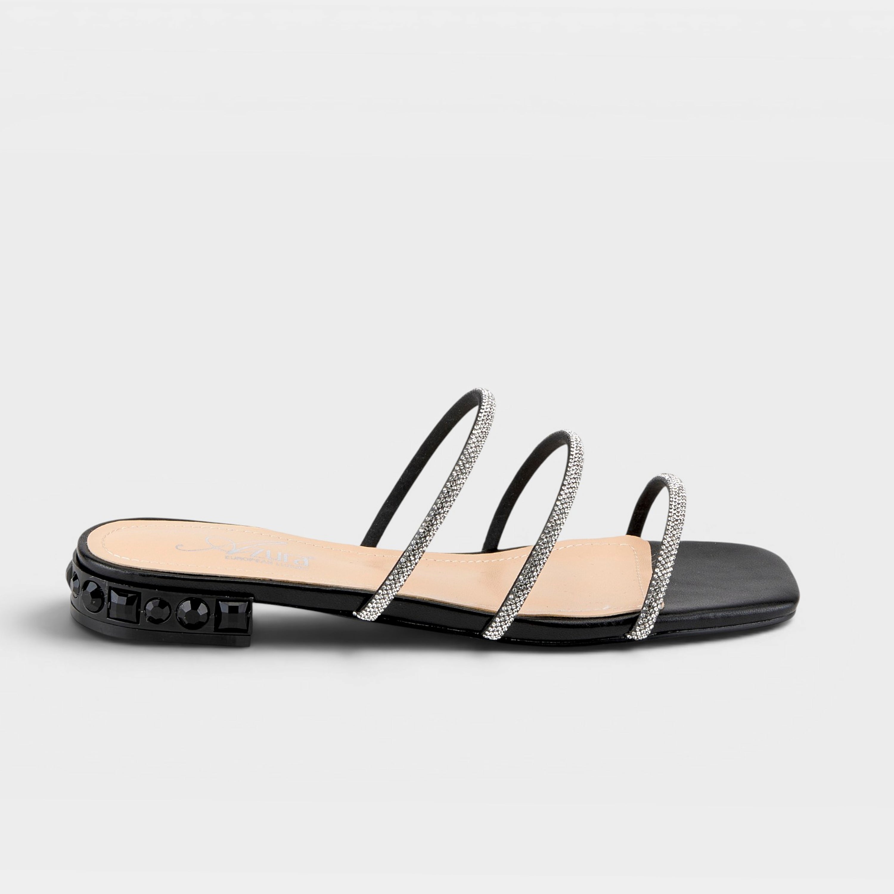 Azura Alluxure Black Sandal
