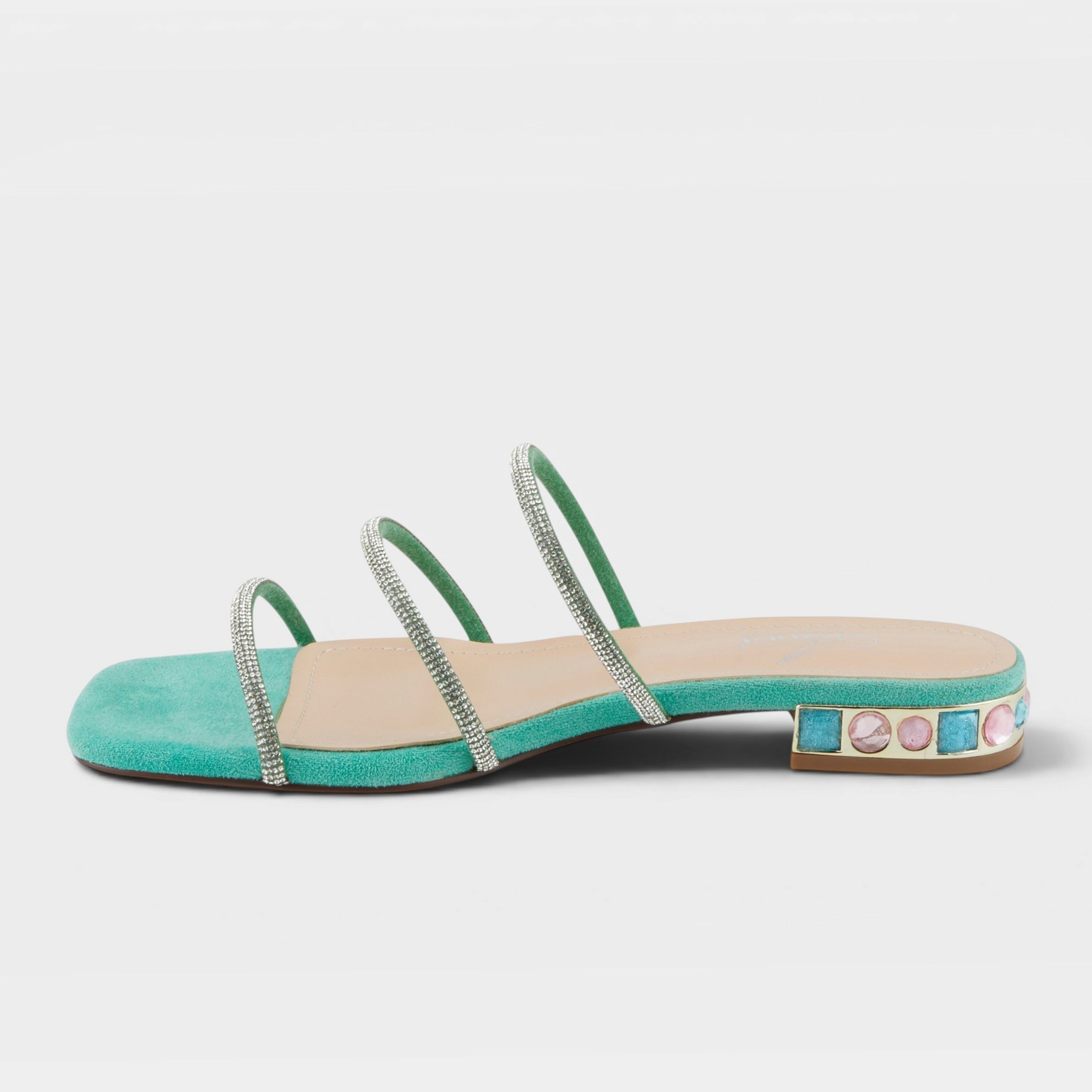 Azura Alluxure Mint Green Sandal