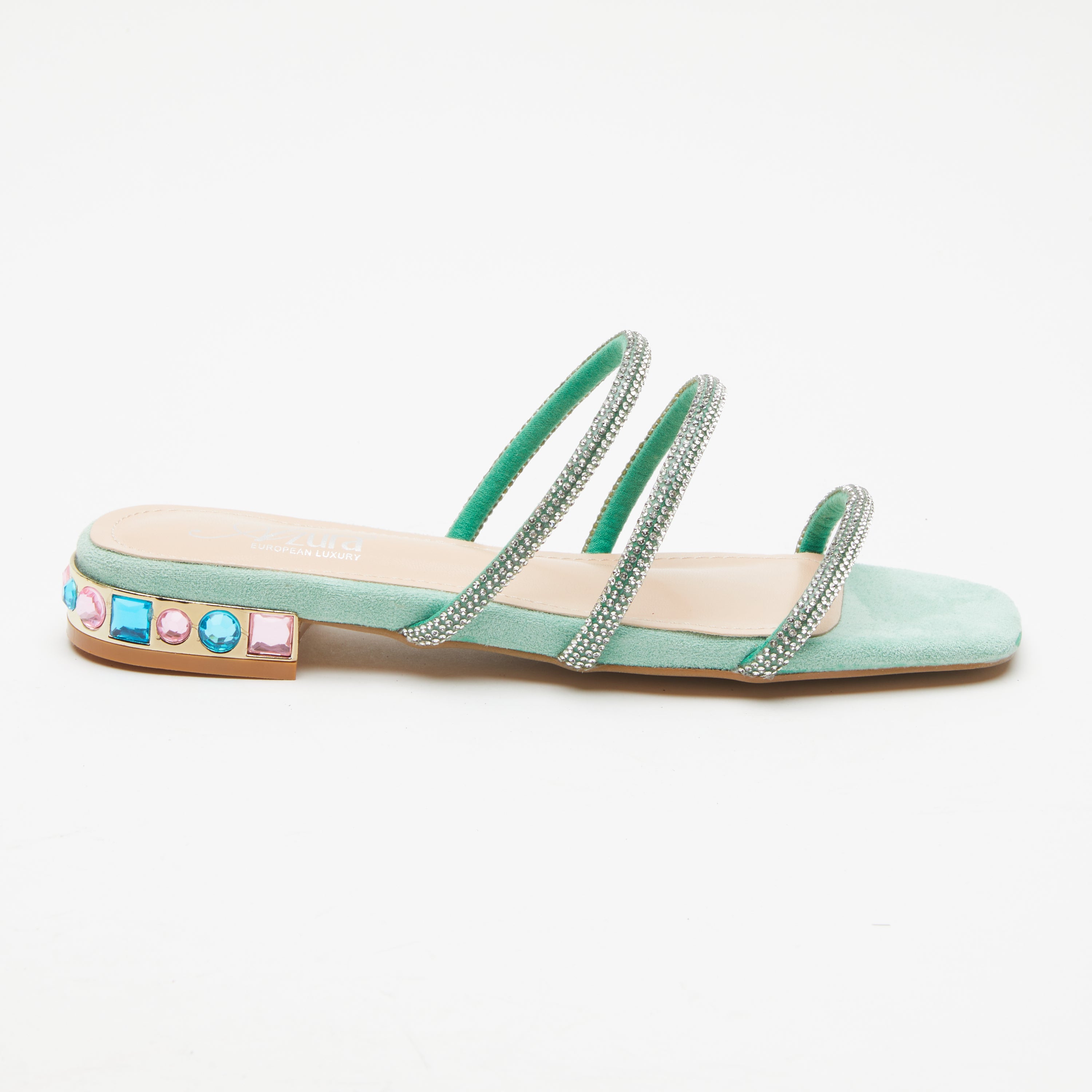 美品☆TheArth ADVENTURE ISTHERE! Synthetic Azura Alluxure Slide Sandal – Spring Step Shoes