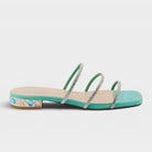 Azura Alluxure Mint Green Sandal