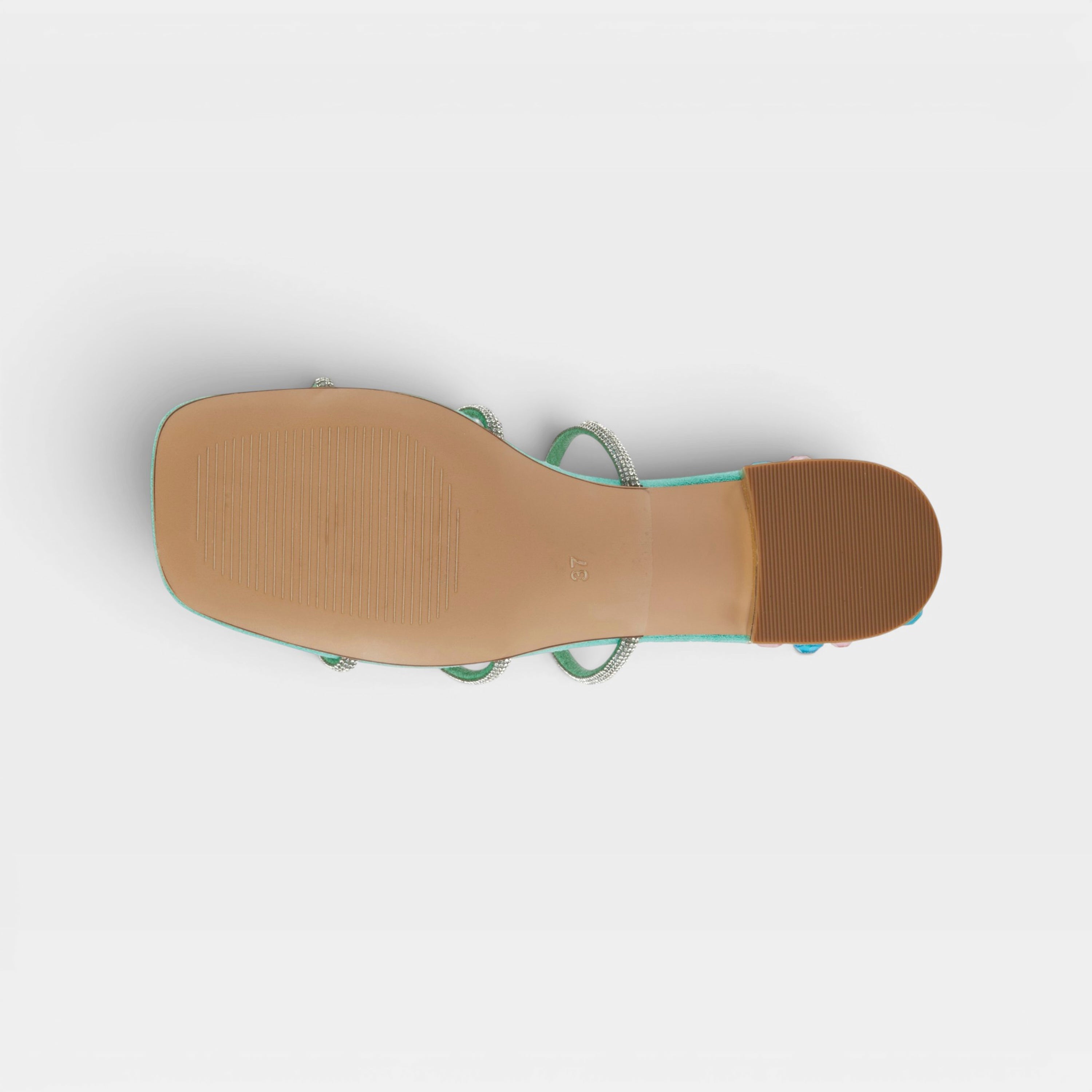 Azura Alluxure Mint Green Sandal