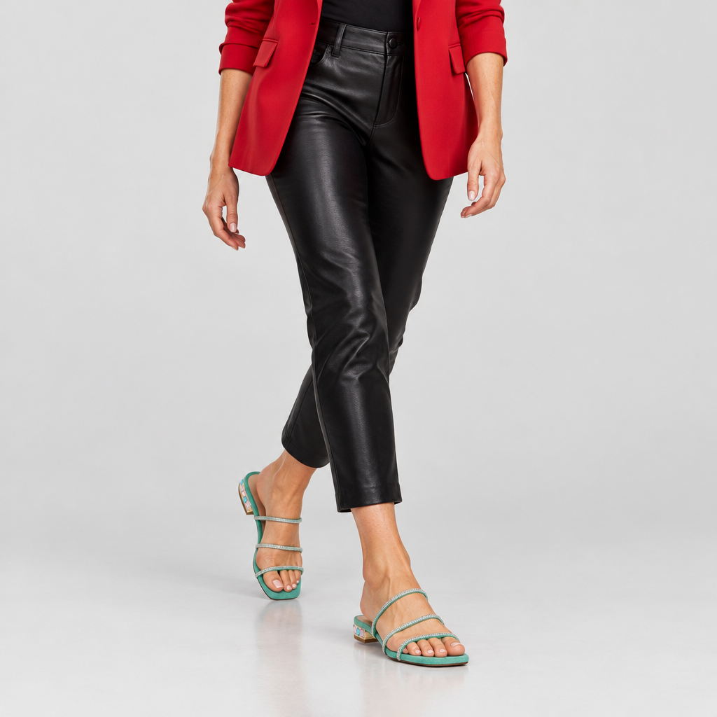 Azura ALLUXURE SLIDE SANDAL – on-foot lifestyle view