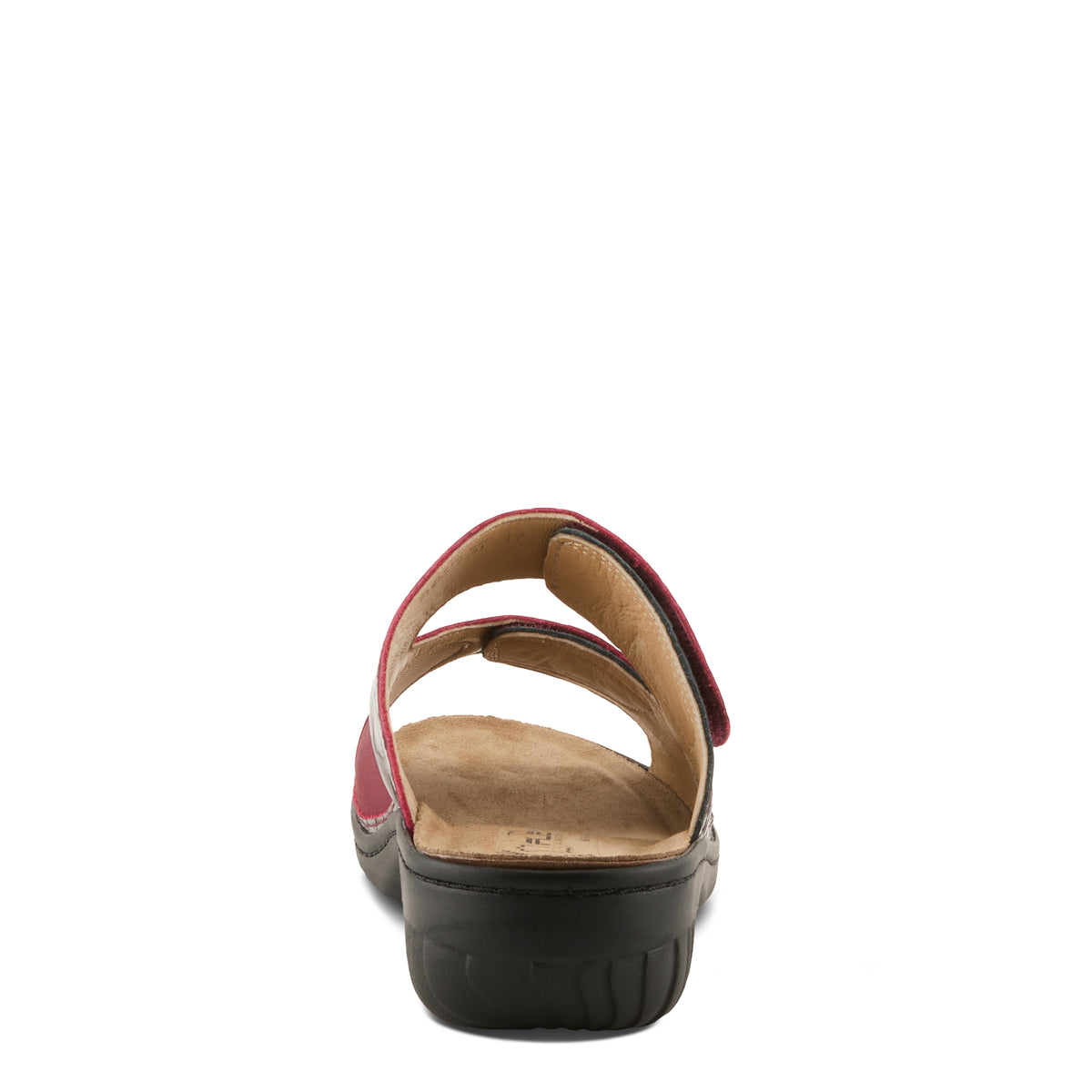 Flexus FLEXUS ALMERIA SLIDE SANDAL sandal in bordeaux patent with flexible sole