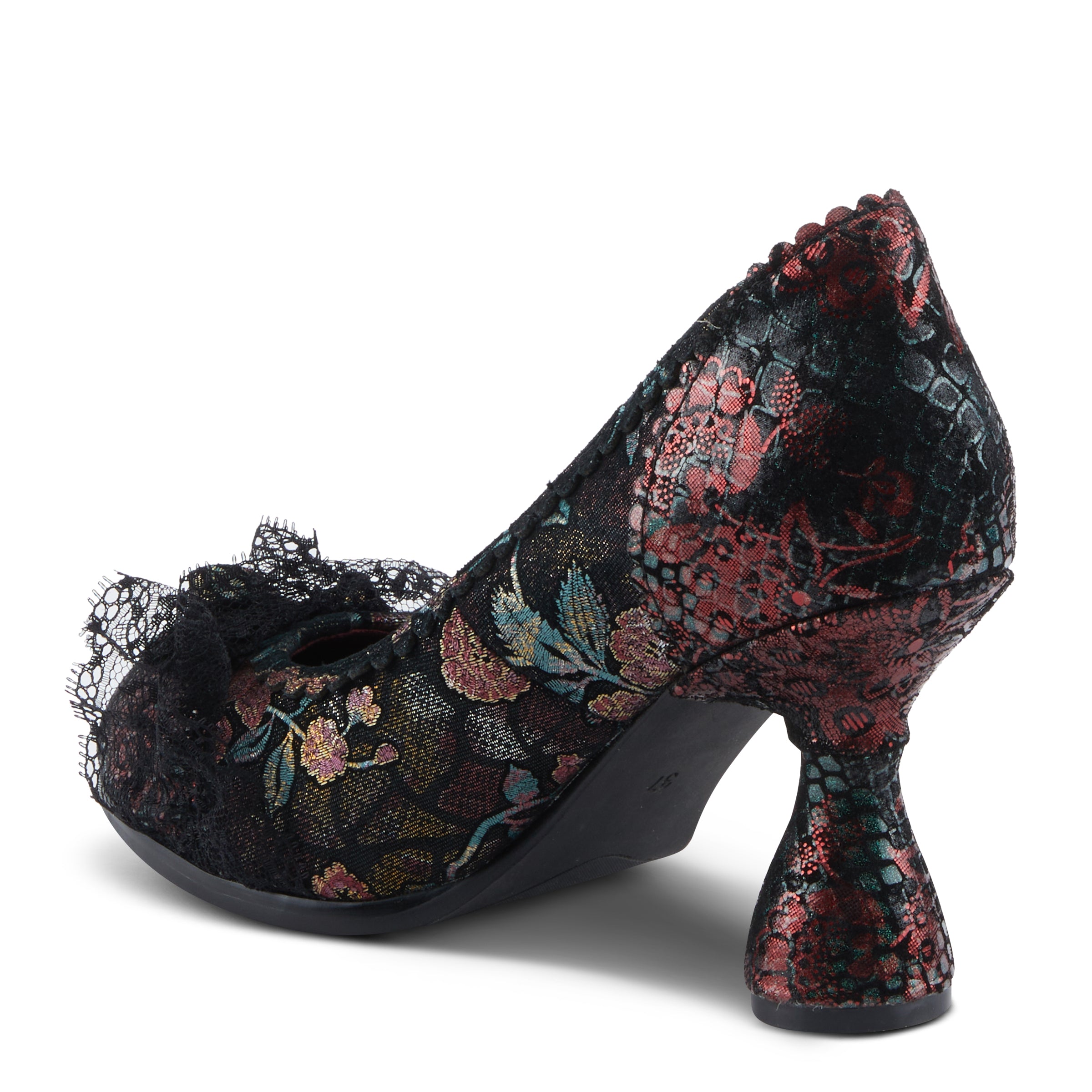 Spring black heels clearance