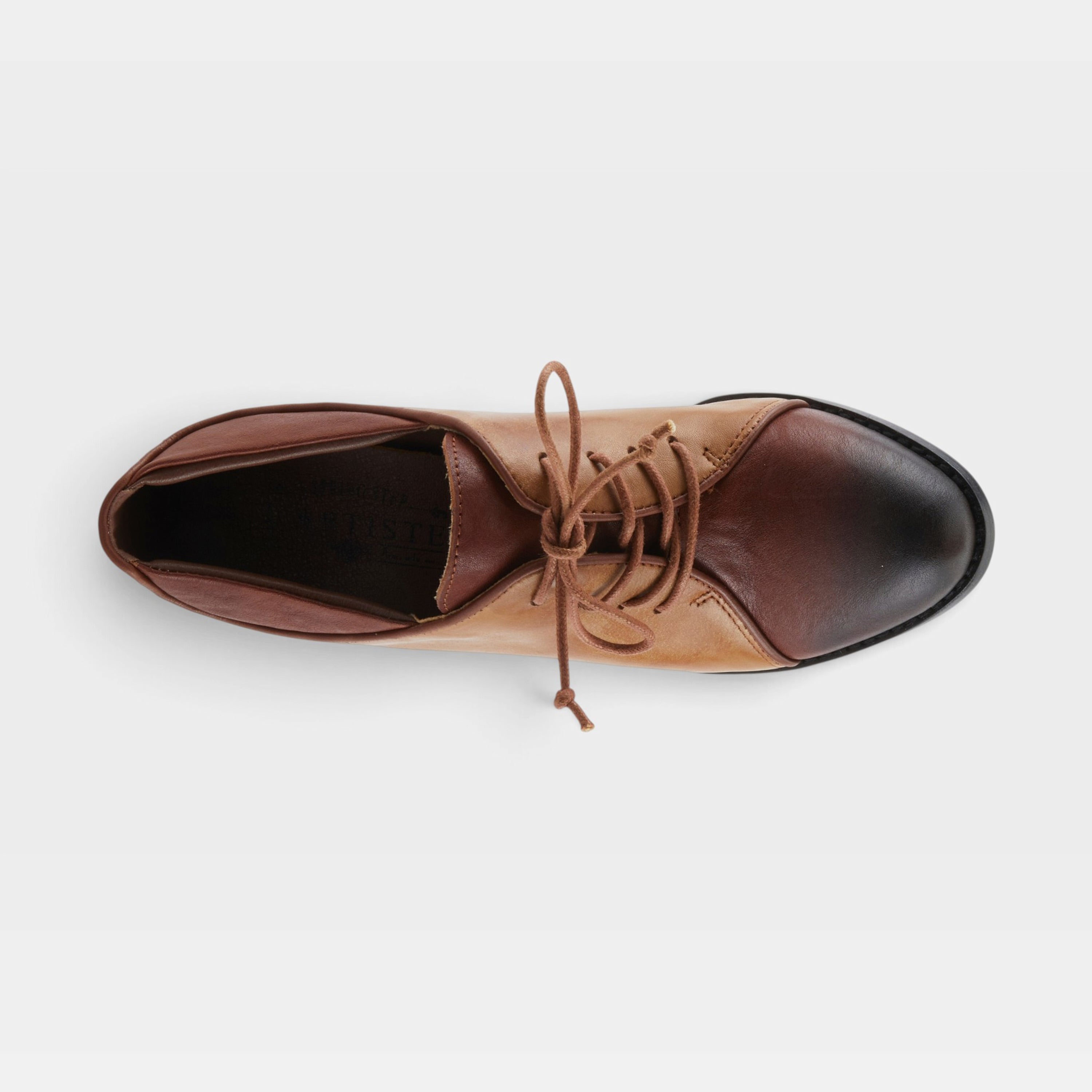 L'Artiste Alsehi shoes in Brown Multi, top view