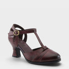 L'Artiste ALTAMIRA SHOES in BORDEAUX, front view