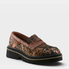 L'Artiste ALTONA-VIVI SHOES in BROWN Multi, front view