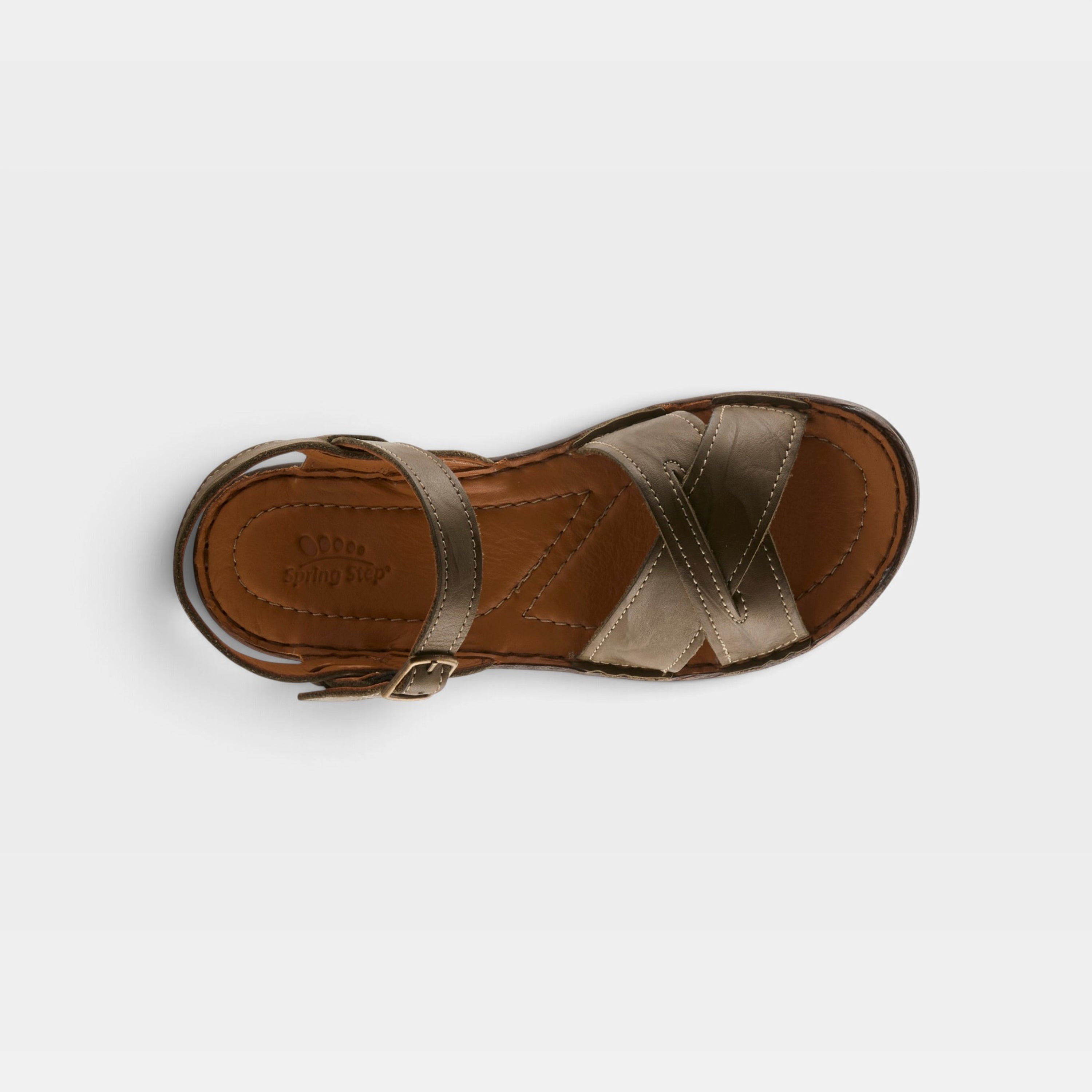 Spring Step Amareza Olive Green Sandal
