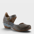 L'Artiste Americana shoes in Navy, front view