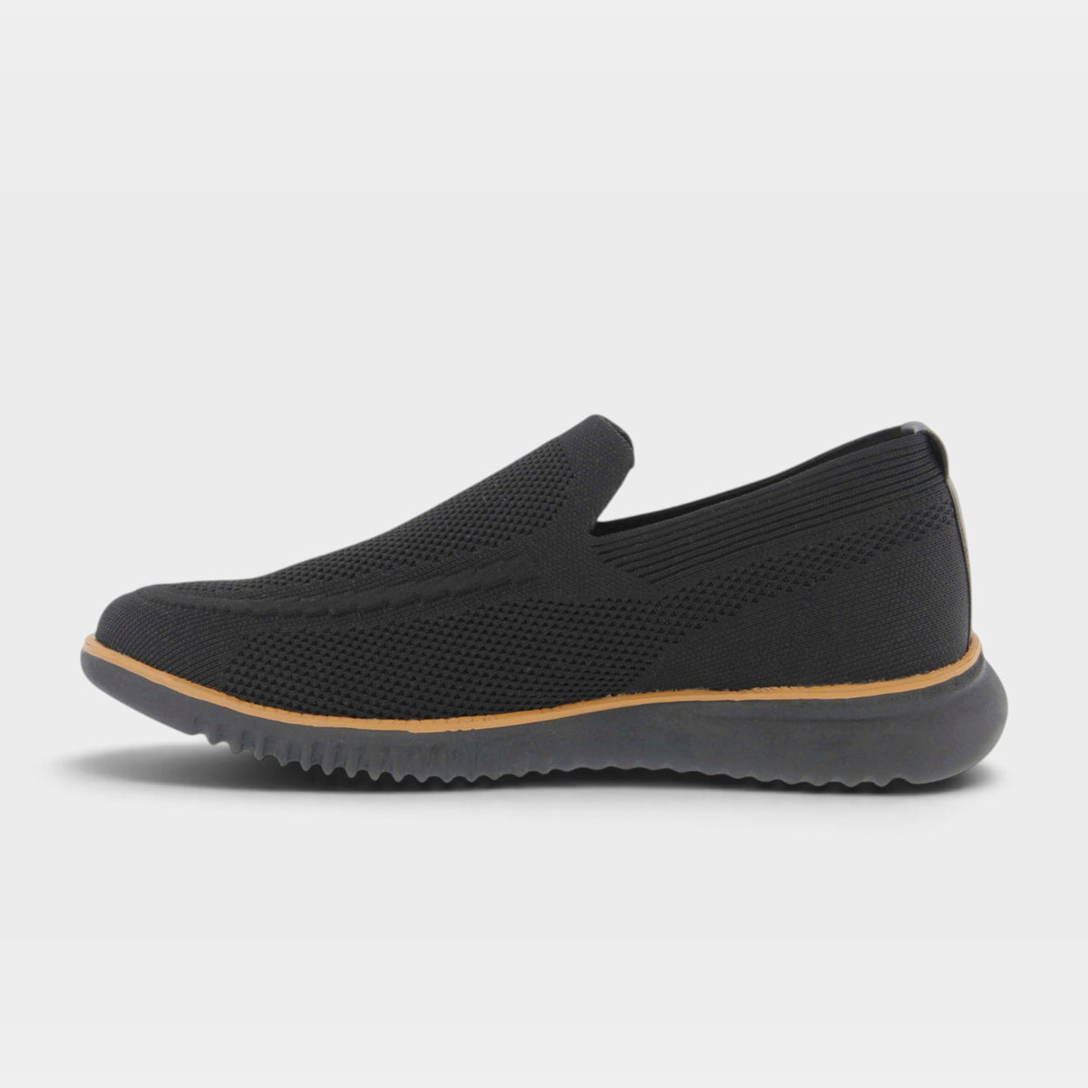 Spring Step Men Anders Black Slip-On Shoe