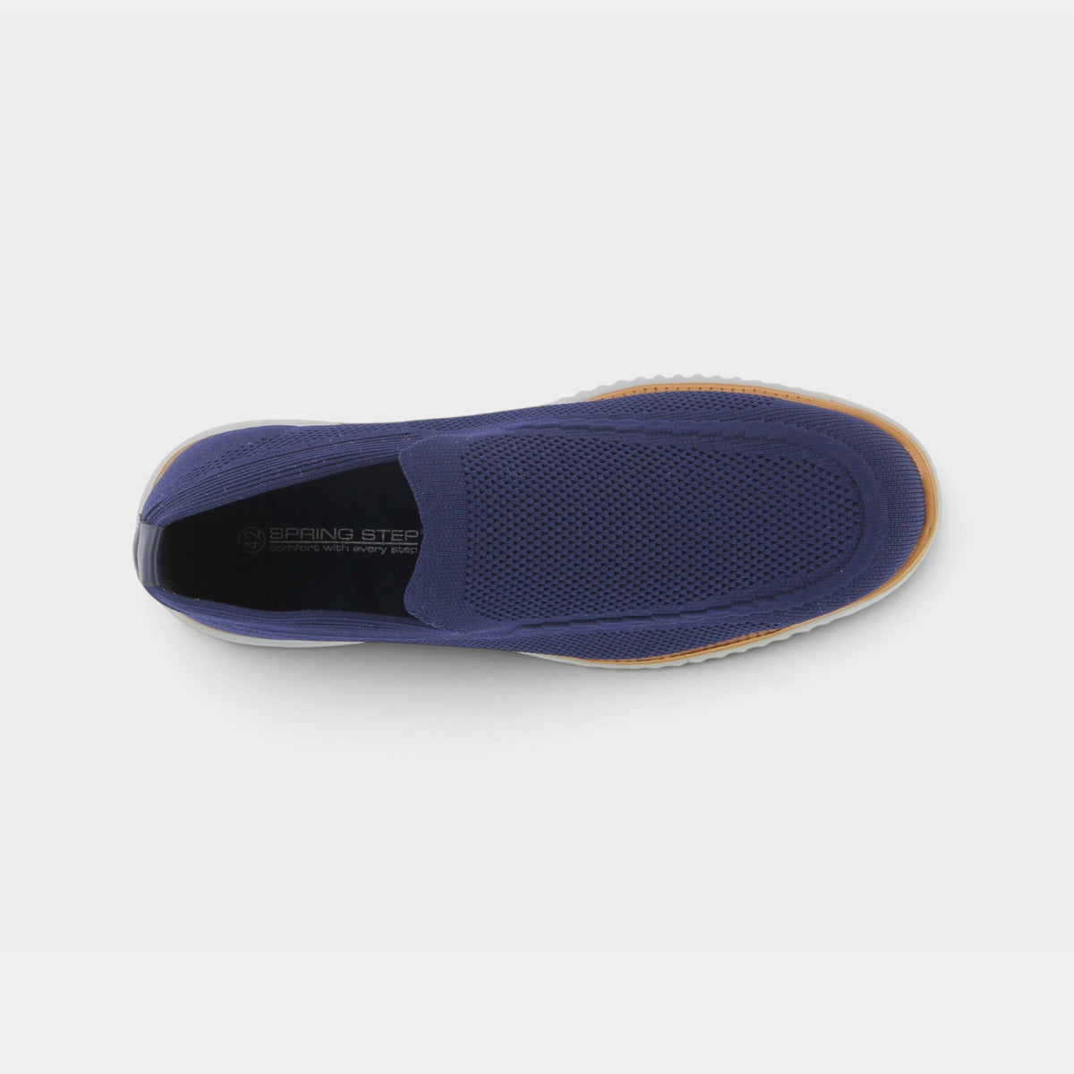 Spring Step Men Anders Navy Slip-On Shoe