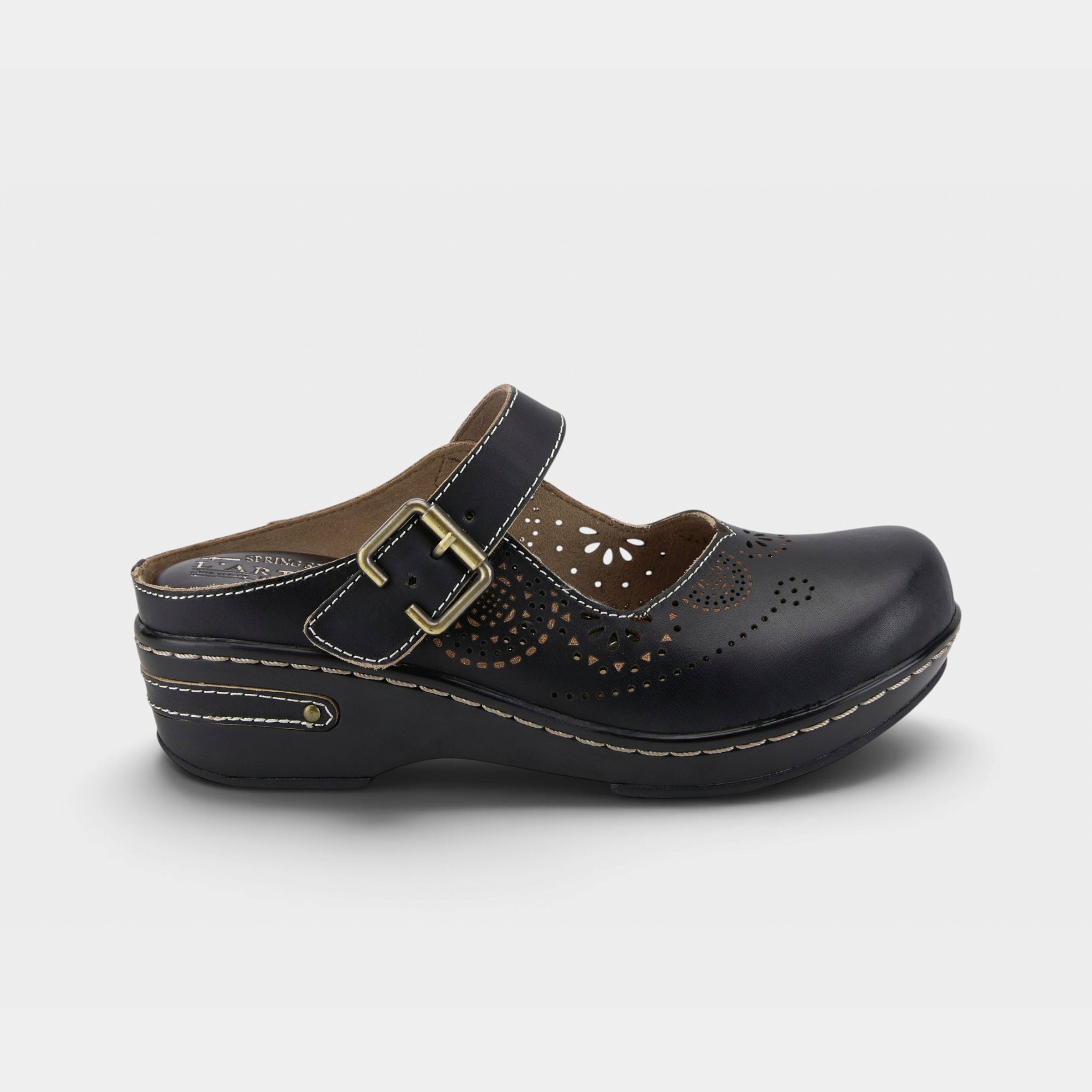 L'Artiste Aneria clogs in Black, hero view