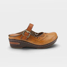 L'Artiste Aneria clogs in Camel, hero view