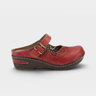 L'Artiste Aneria clogs in Red, hero view