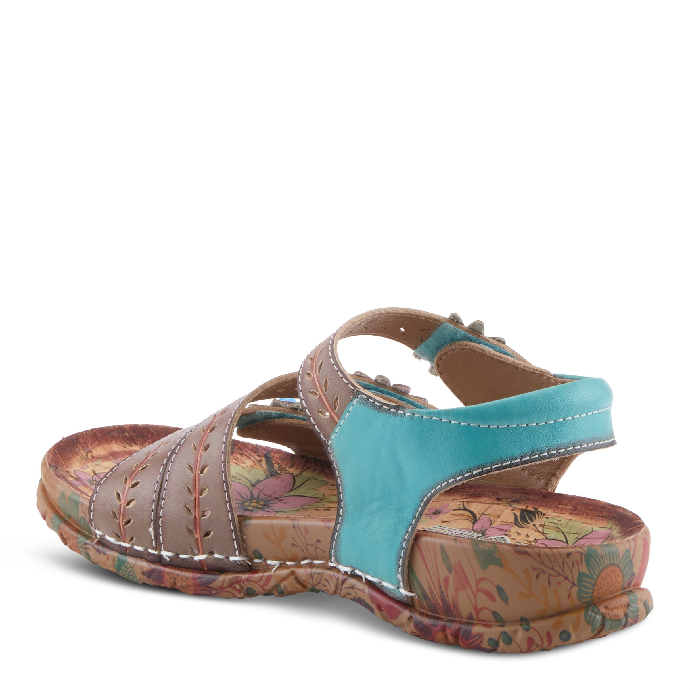 Women's L'Artiste Anewtrio Cork Wedge Sandals - Spring Step Shoes