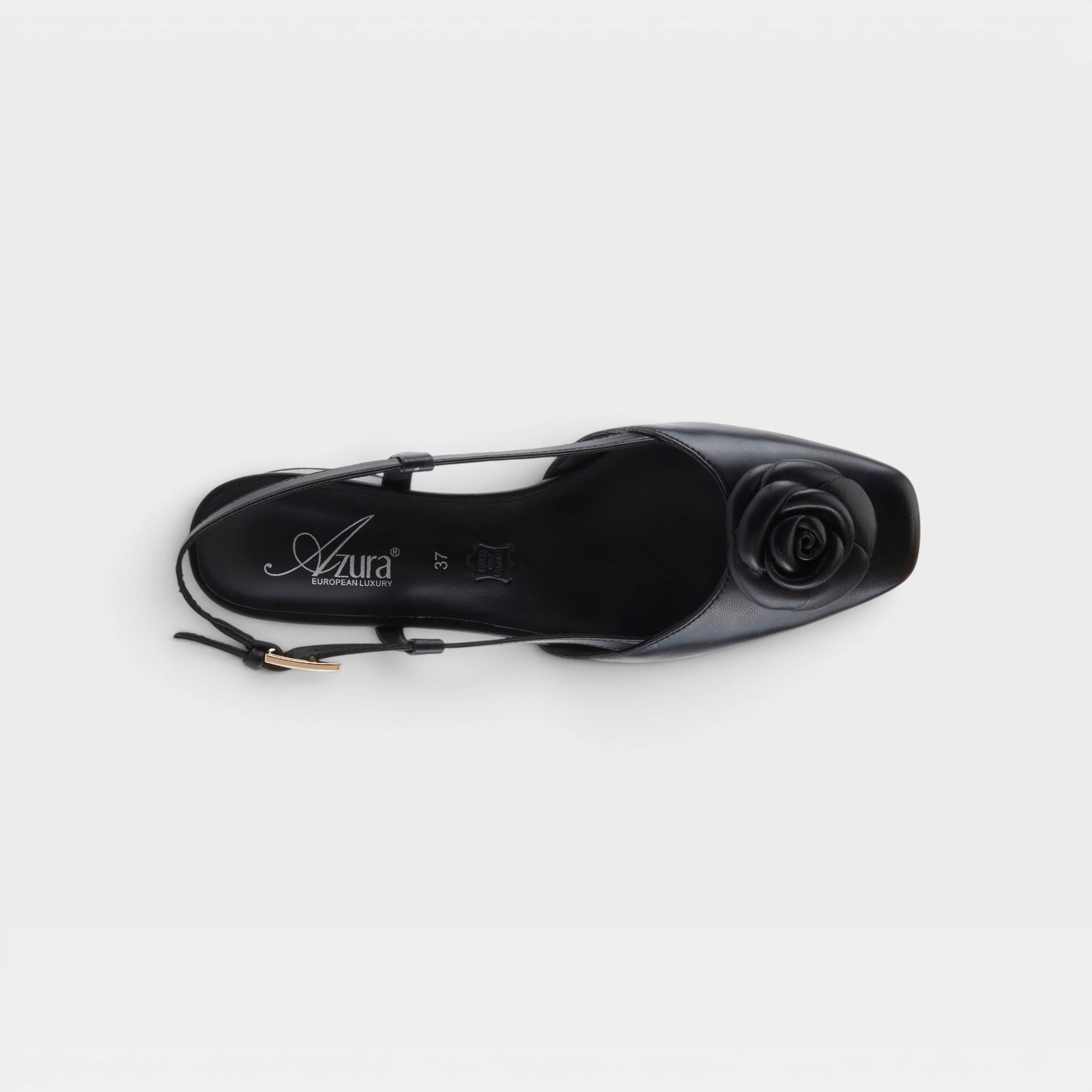 Azura Angelicish Black Shoe