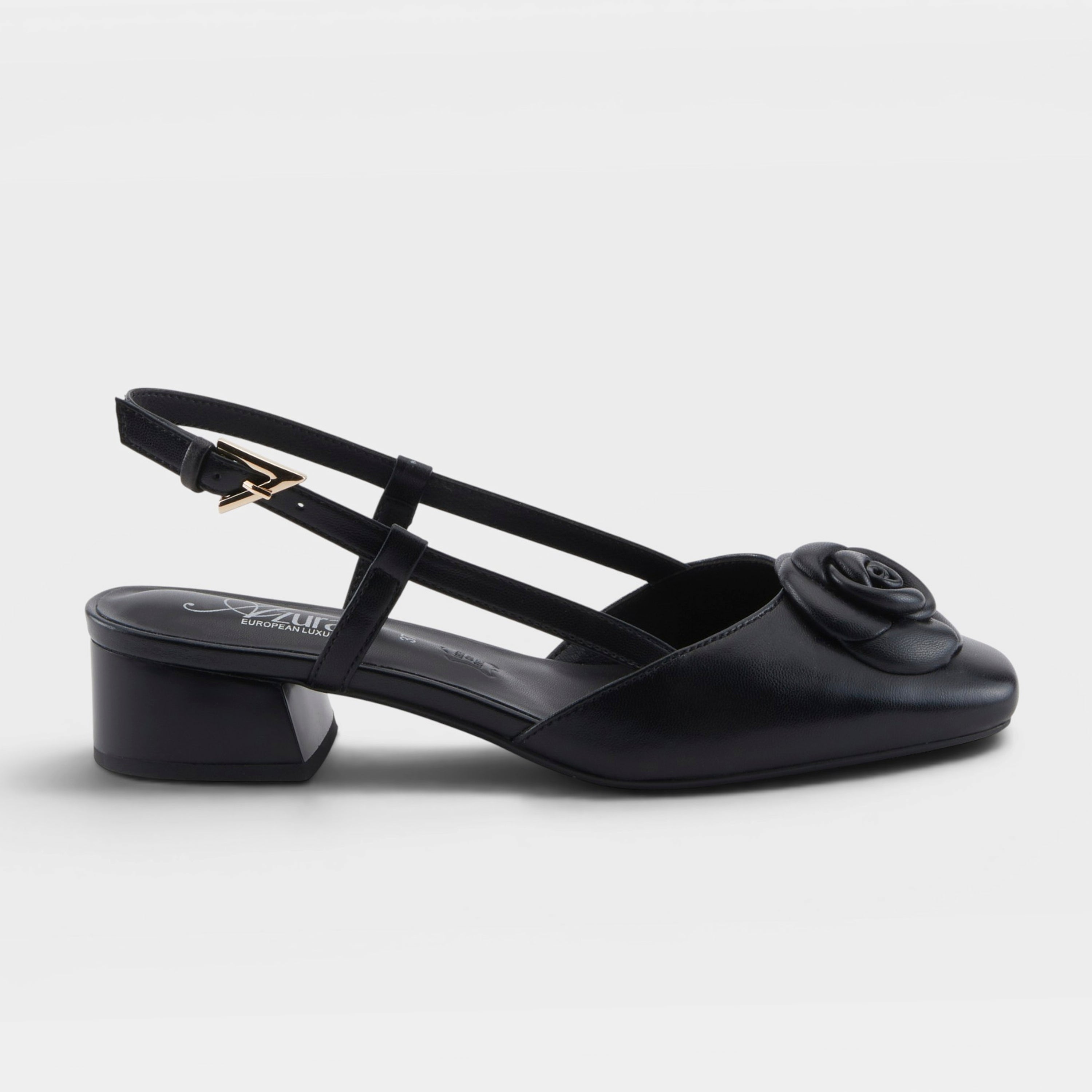 Azura Angelicish Black Shoe