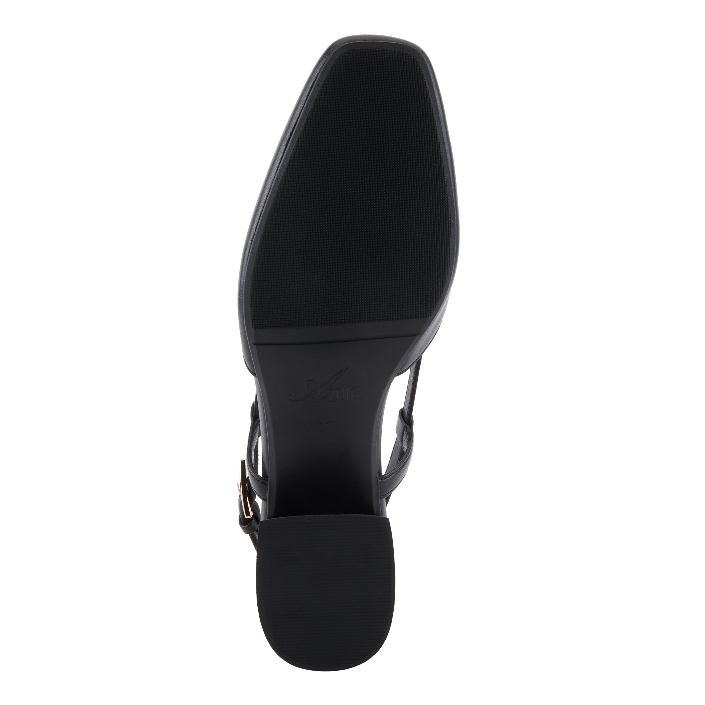 Azura Angelicish women's shoe in stone with leather upper and buckle detail