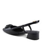 Azura Angelicish women's shoe in stone with leather upper and buckle detail