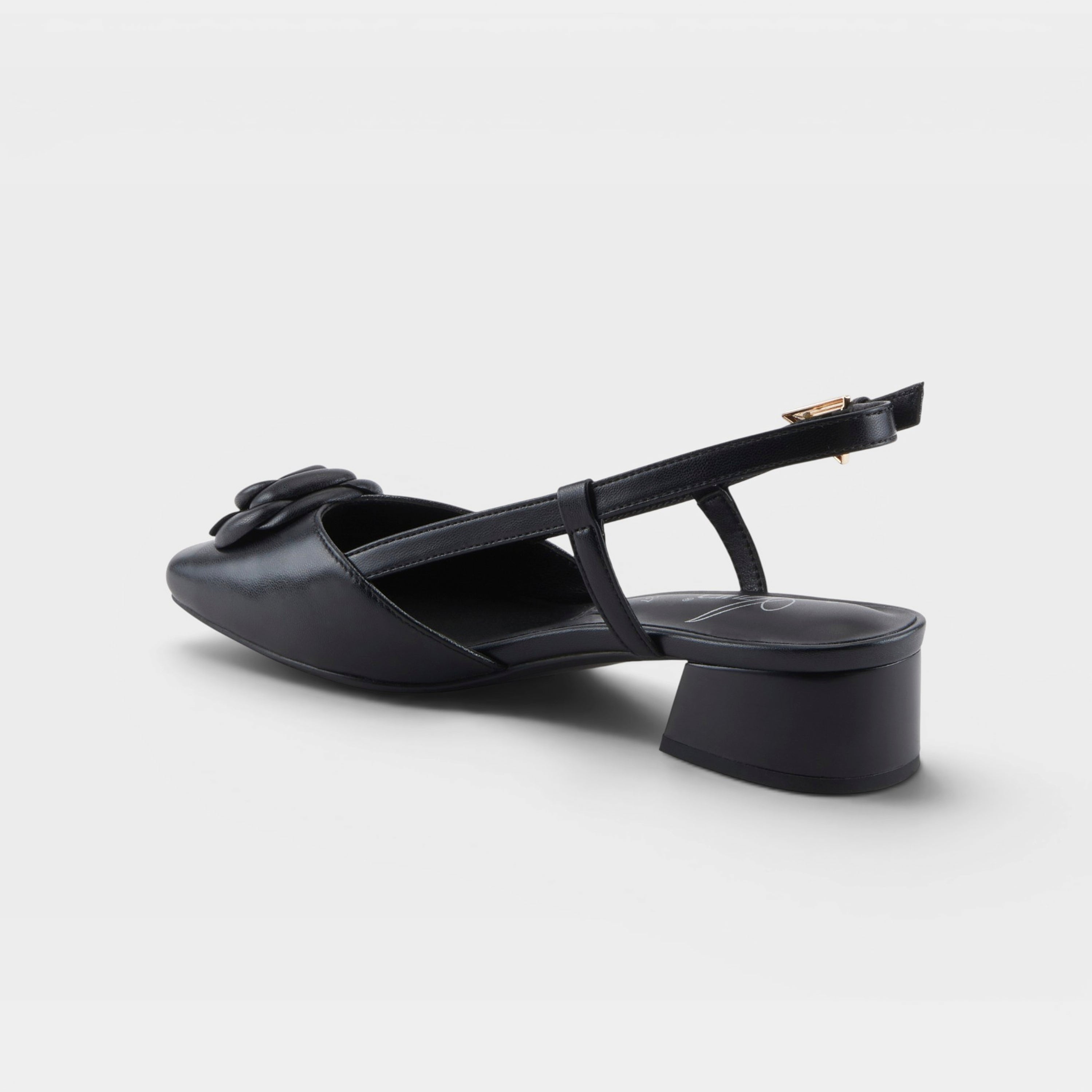 Azura Angelicish Black Shoe