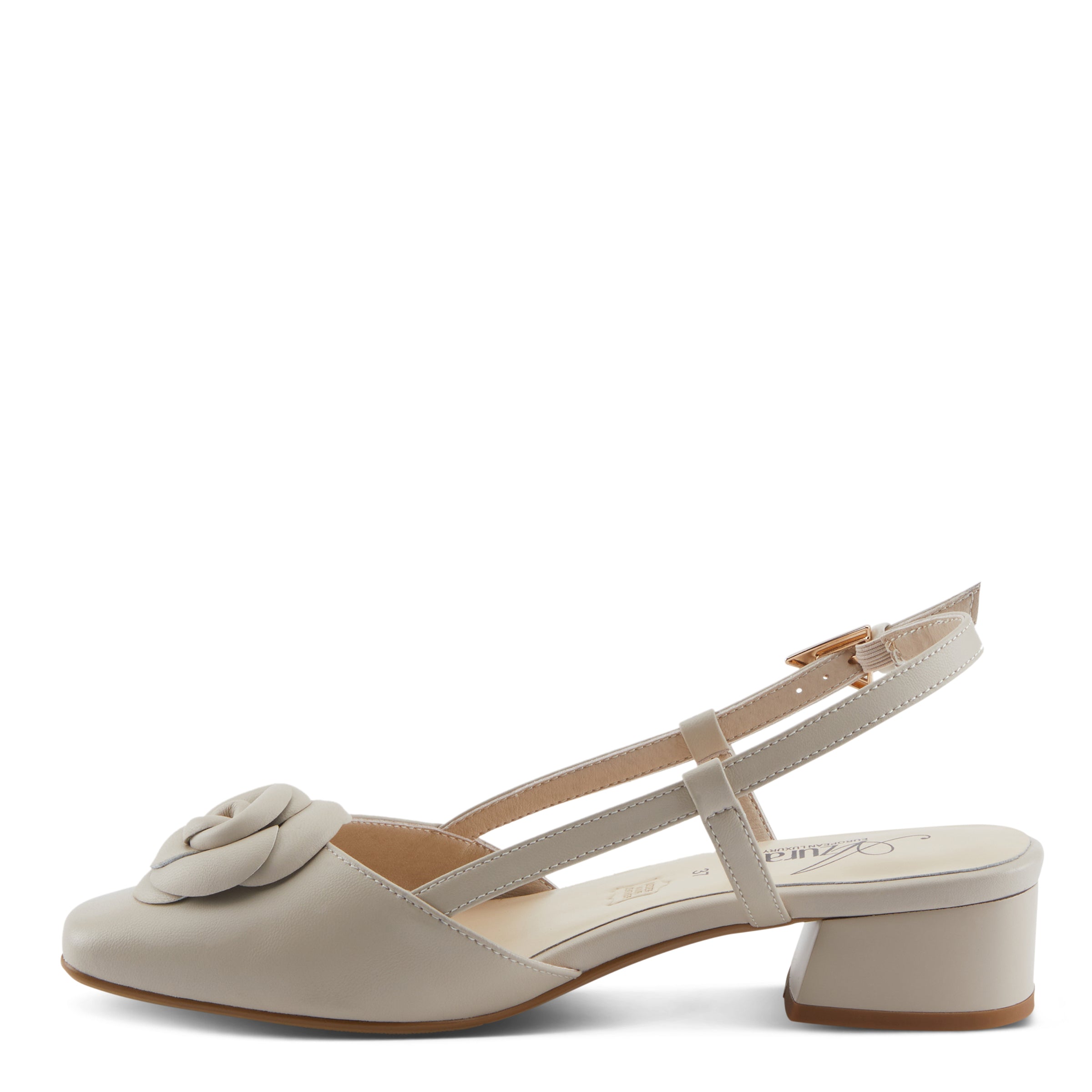 Azura Angelicish women's shoe in black with leather upper and buckle detail