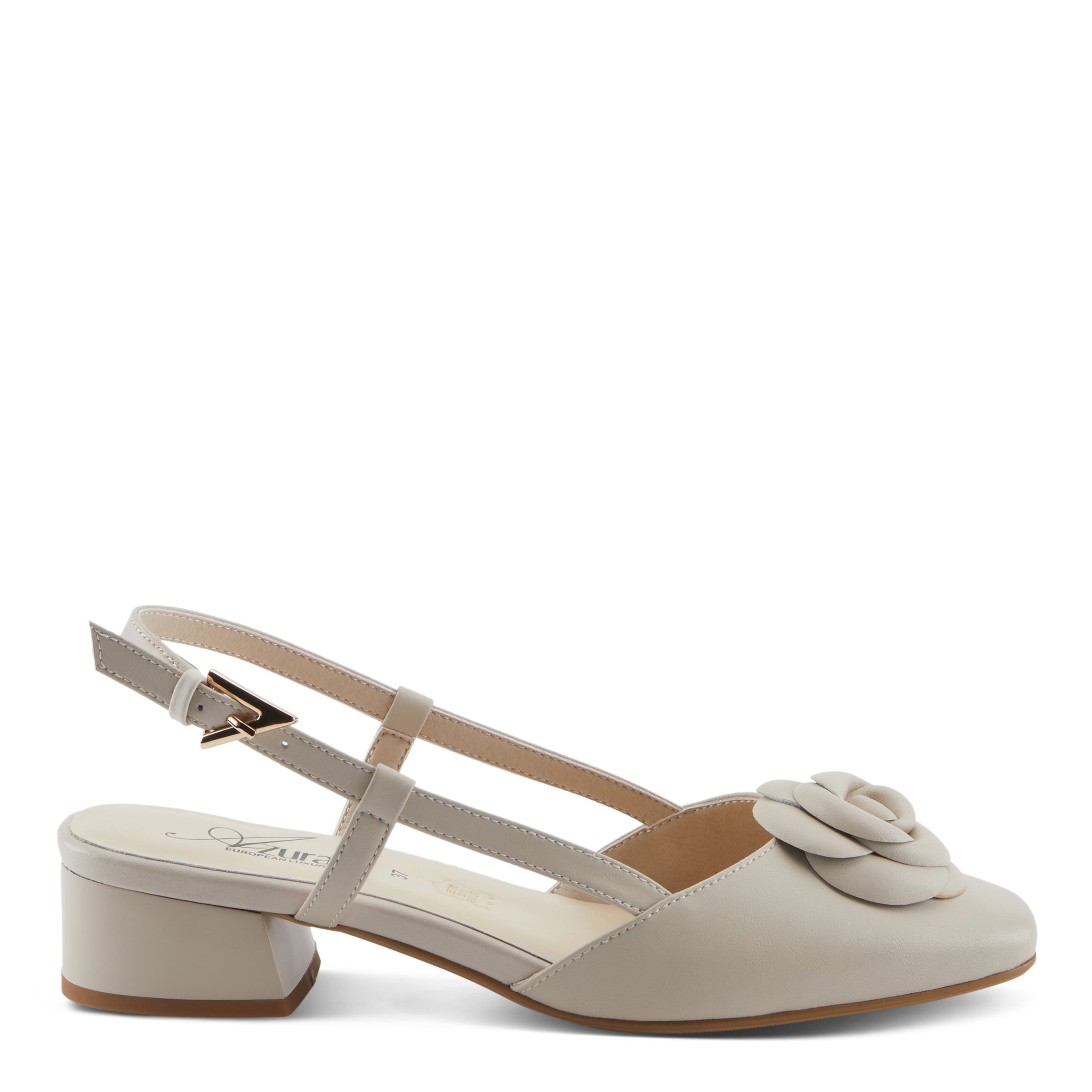 Azura Angelicish women's shoe in black with leather upper and buckle detail