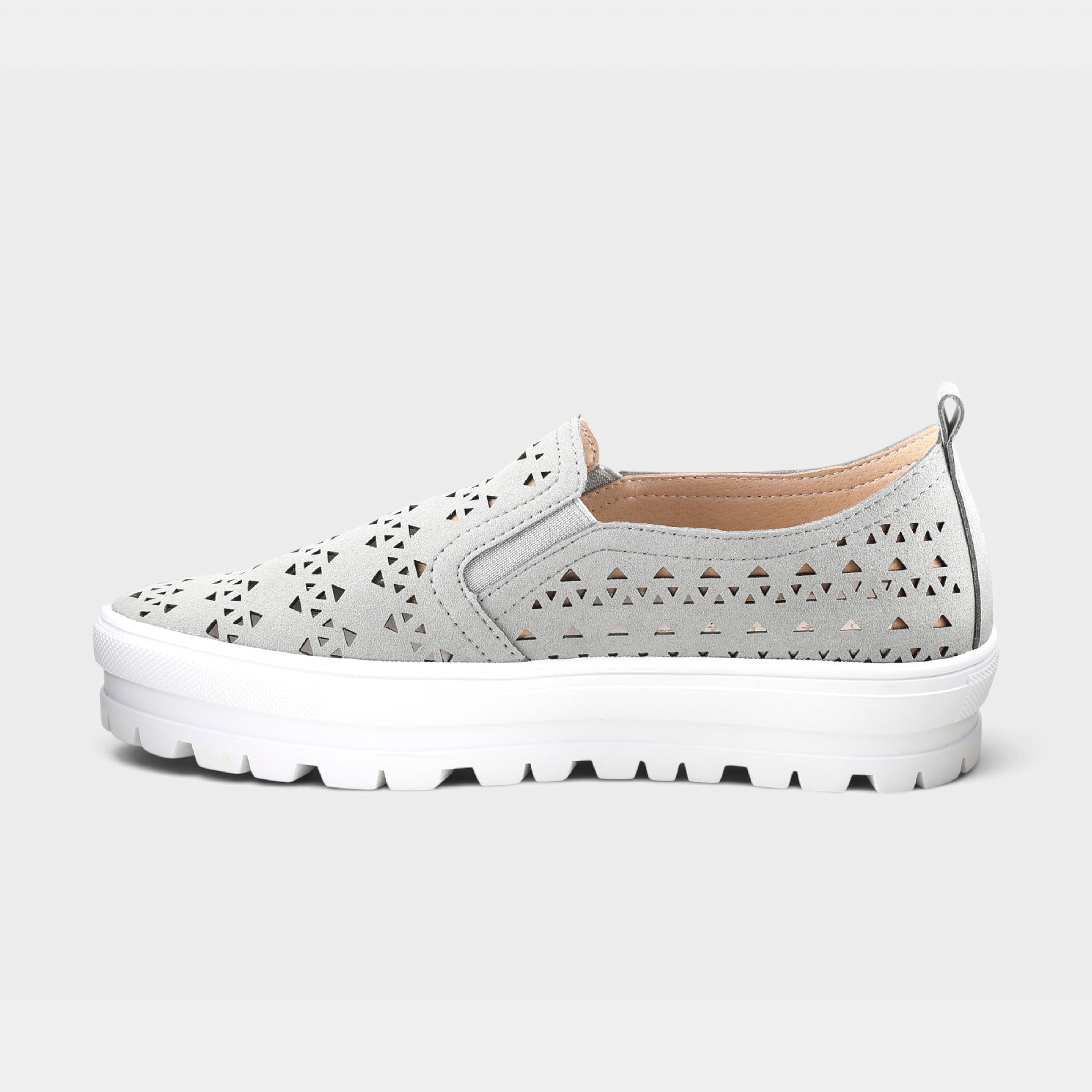 Patrizia Angelita Grey Slip-On Shoe